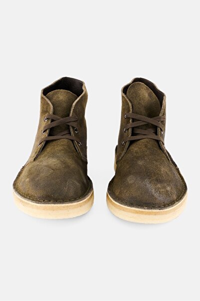 CLARKS Men Standard Desert Coal Lace Up Casual Shoes, Olive