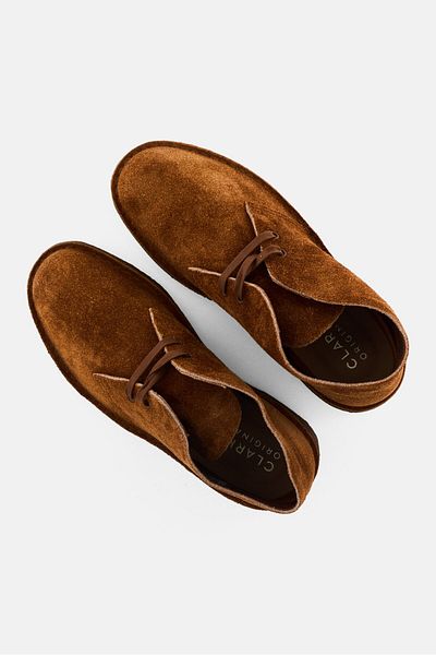 CLARKS Men Standard Desert Lace Up Ankle Boots, Brown