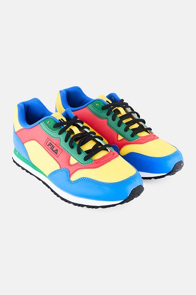 Fila Women Cress Color Block Lace Up Outdoor Shoes, Multicolor