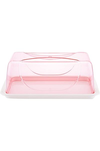 AKDC Rectangular Cake/Bread Storage Box With Simi-Transparentid