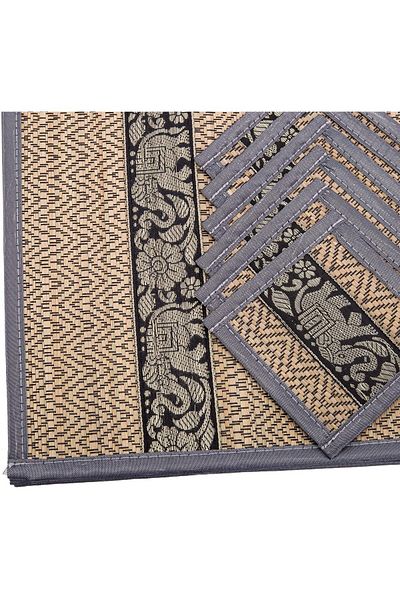 AKDC Reed Placemat Set 12Pcs