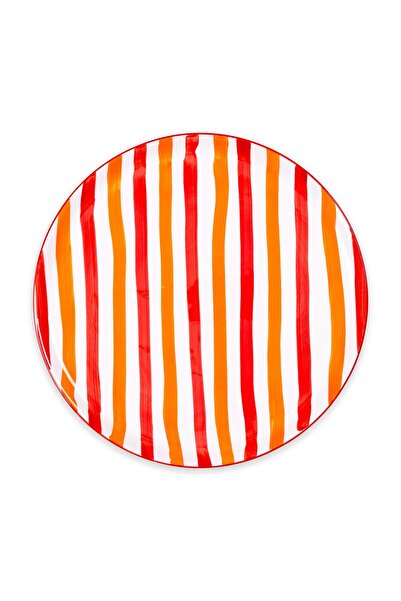 The Mia Joy Service Plate Red 30 cm