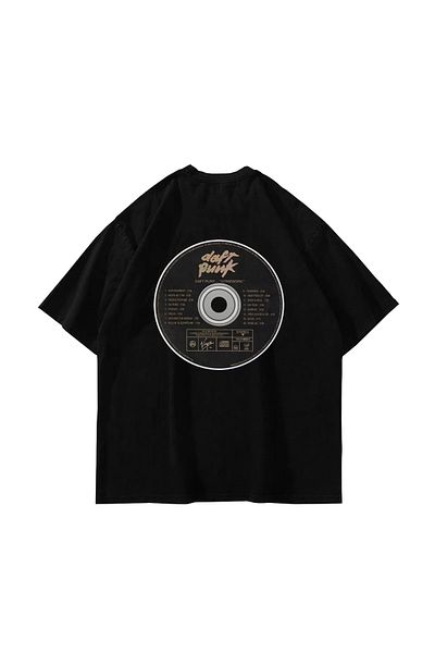 Sekizbiraltı Homework Printed Oversize Unisex Premium Μαύρο Tshirt