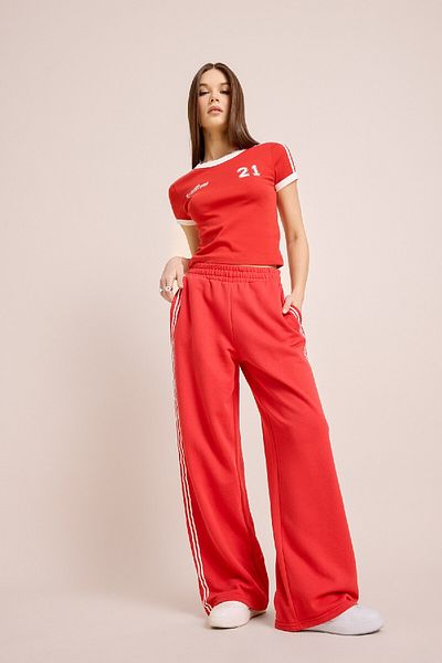 DeFacto Coole Basic-Jogginghose mit weitem Bein – elastische gerade Taille, weites, lockeres Bein E5374ax25sp