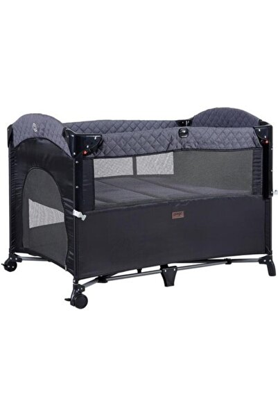 Prego 8041 Miami Basic Anne Yanı Oyun Parkı Park Yatak 70x110 Füme