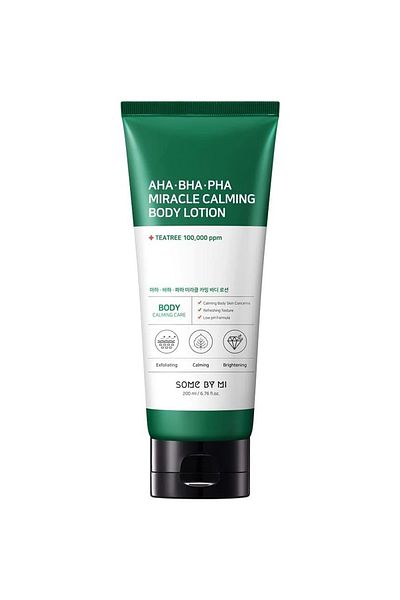 Some By Mi Korean Aha.Bha.Pha Miracle Calming Body Lotion, with Low Ph Formula -200Ml