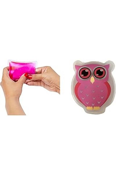 Mu Art Bosphorus Homi Pink Owl Pocket Stove, Hand Warmer, Hot Water Bag Pvc 9cm