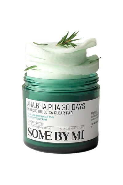 Some By Mi Korean AHA BHA PHA 30 Days Miracle Truecica Clear 70 Pad - 125 ML