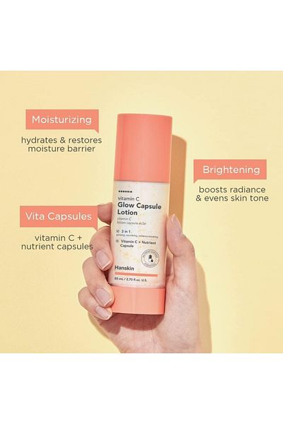 Hanskin Vitamin C Glow Capsule Lotion - 80ml