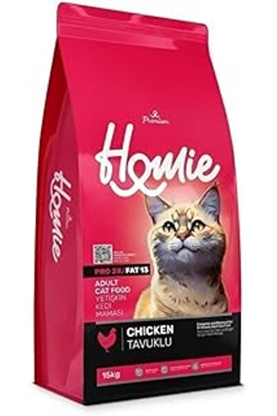 Homie Premium Tavuklu Yetişkin Kedi Maması 15 Kg