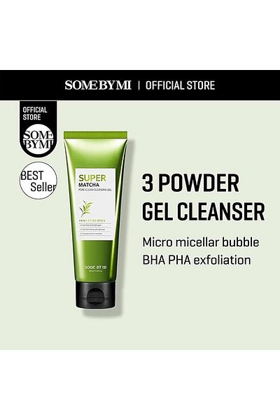 Some By Mi Korean Super Matcha Pore Clean Cleansing Gel, Made By Matcha Extracts - 100Ml