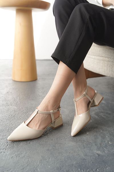 GOFFSHOES Pantofi Moment pentru damă cu toc mic - Piele lacuită