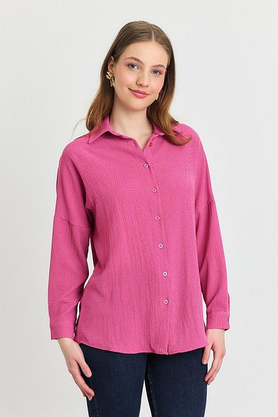 Rays 4636A Cămașă cu model linie roz