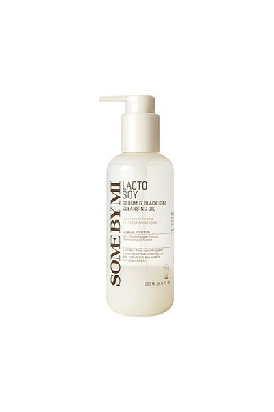 Some By Mi Korean Lacto Soy Sebum Blackhead Cleanser Oil - Improves Pore Condition - 200Ml
