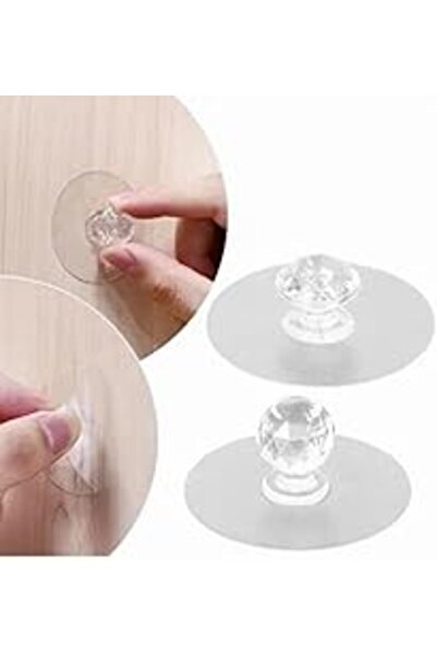 Life For You 2 At Çekmece Dolap Kapi Düğmesi Şeffaf Cam Topuz Kulp