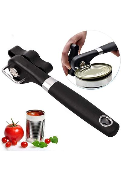 COOYA Safety Can Opener, Stainless Steel Professional Bottle Openers for Jars and Tin Kitchen Tools