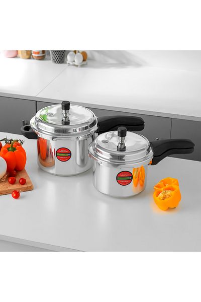 ROYALFORD 3.0 L & 5.0 L Combo Aluminum Pressure Cooker- RF11943
