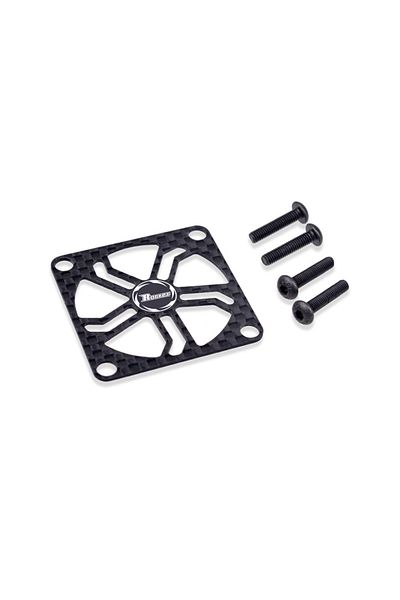 Choice 40x40MM Rocket 40x40mm Graphite Fan Cover & M3 * 14mm Screw for RC Motor Electric Regulating Fan Pro