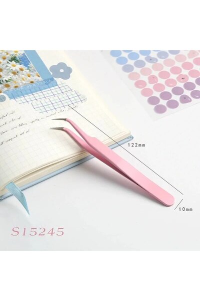 Choice7 S15245 8Style Candy-colored Tweezers Creative Stainless Steel High El...