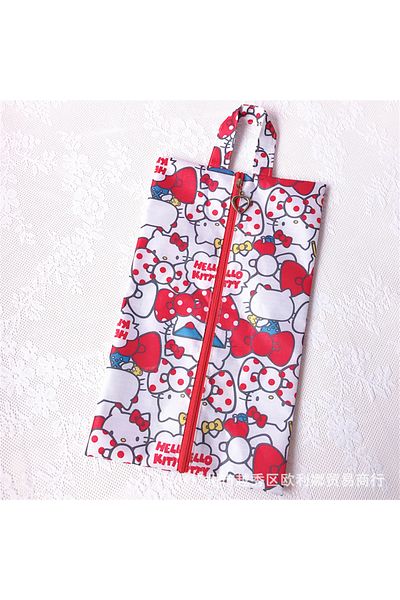 Miniso Hello Kitty Sanrio Hello Kitty Storage Bag Shoe Bag Cartoon My Melody Cinnamoroll Waterproof Shoe To