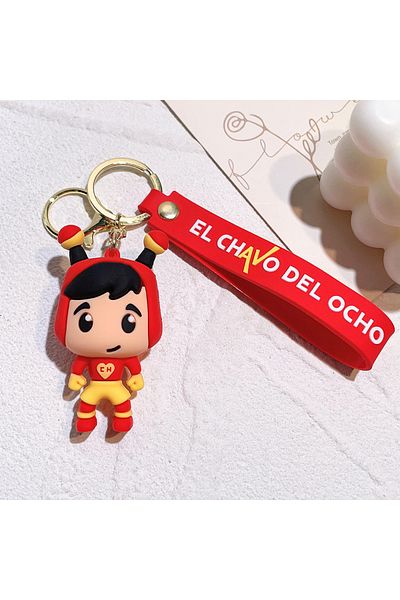 BANDAI 5 Hot Game Friday Night Funkin Keychain Cute 3d Model Silicon Keychain For Backpack Keyrings Access.