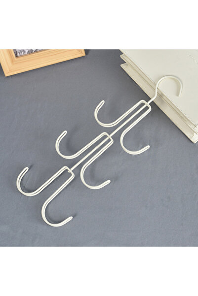 Choice1 1PCS white 1PCS Rotatable Hanger Hat Tie Belt Bag Storage Hooks Hange...