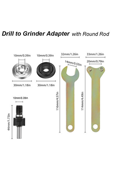 Choice Grinder Adapter B Angle Grinder Adapter For Electric Power Drill Converter Attachment Flange Nut Par
