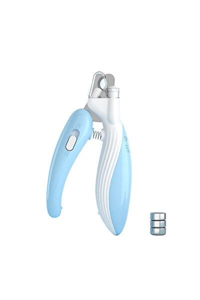 choice2 مقص أظافر احترافي للحيوانات الأليفة مزود بإضاءة LED زرقاء ومقص أظافر ...