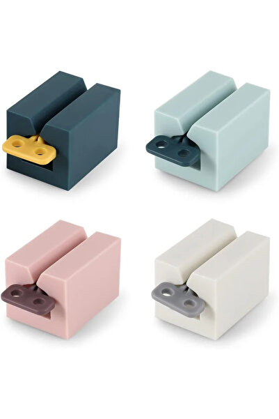 Choice م 4 قطع 3 قطع عصارة معجون أسنان، أنبوب دوار عصارة معجون أسنان بمقابض غير لامعة معجون أسنان