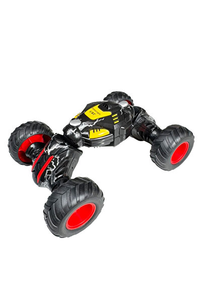 Toyaş Pull Drop Acrobatic Car Bidirectional Pull Drop Plug Car Toy Car Black