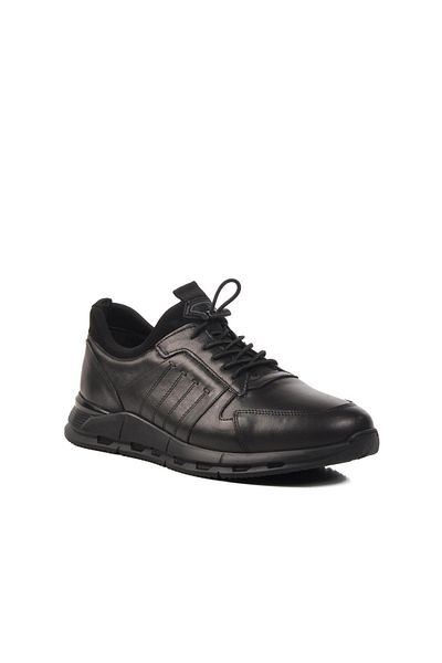 AYAKMOD 4K1835-6283 m Black Genuine Leather Men's Casual Shoes