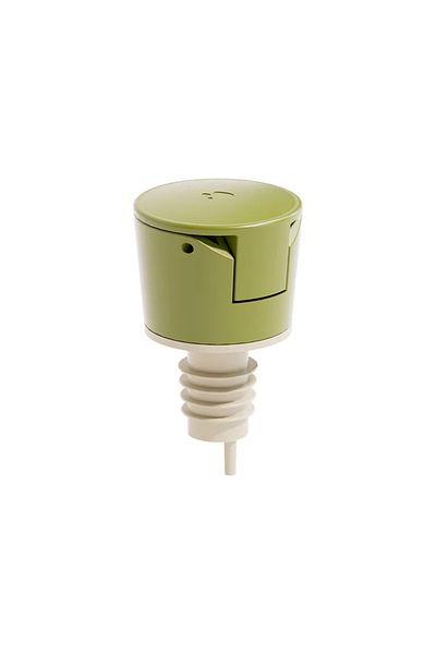 Choice light green Oil Bottle Stopper Cap Food Grade Plastic Gravity Sensor Seasoning Pour Oil Nozzle Leak-