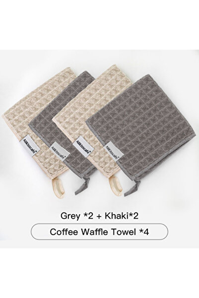 Choice3 4pcs A Barista Bar Coffee Towels Super Absorbent Rag Water Cloth Squa...