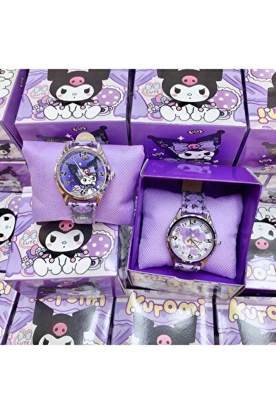 Miniso ساعة أنمي سانريو كورومي ميلودي سينامورول هيلو كيتي كوارتز ساعة عيد ميل...