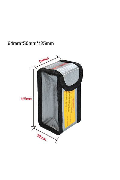 Choice 64x50x125MM High Quality Fireproof & Waterproof Explosion-proof RC LiPo Battery Safety Bag Safe Guar