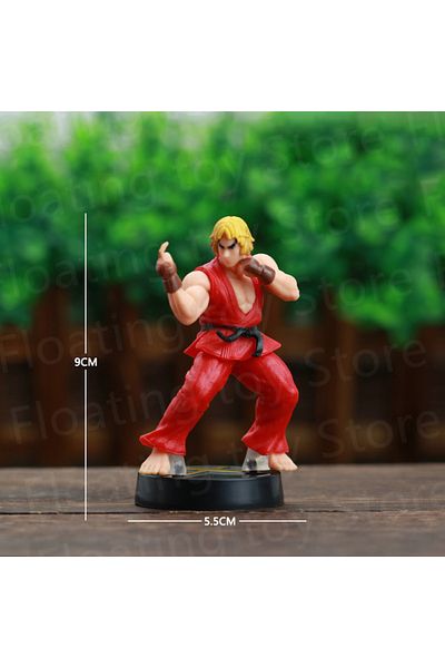 BANDAI B No Box Anime Street Fighter Fighting Game Action Figure Ken Masters Hoshi Ryu PVC Kawaii Toys Doll
