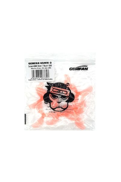 Choice 4pairs 1.5mm pink 4Pairs Gemfan 45mm 3-Blade Propeller Ducted 45mm CW/CCW PC Props For RC FPV Freest