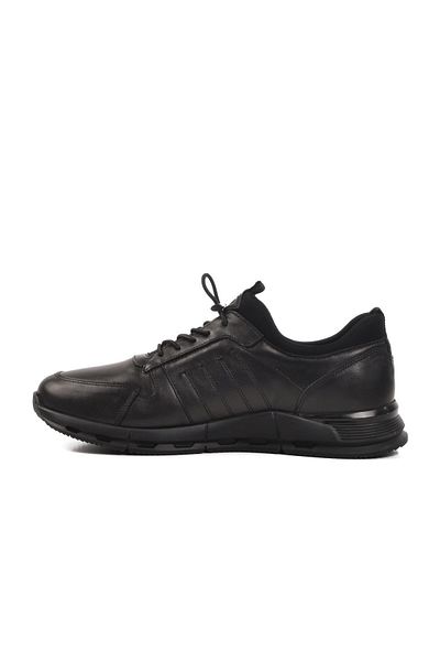 AYAKMOD 4K1835-6283 m Black Genuine Leather Men's Casual Shoes