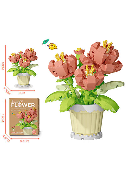 Choice5 بدون صندوق 7226 باقة زهور إبداعية من الطوب، هدية نبات زهرة أبدية في أ...