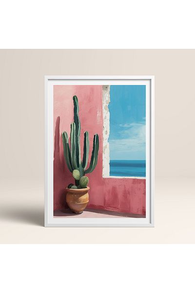 HOMEPACK Single Wooden Framed Painting One Piece Poster Painting Tk/976