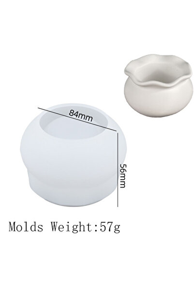 Choice small DIY Succulents Flowerpot Silicone Mold Fish Tank Craft Storage B...