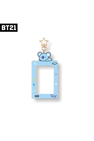 Choice KOYA Kawaii Bt21 Popular Anime Kawaii Cooky Koya 3 Inch Idol Transparent Card Holder Credit Id Bank