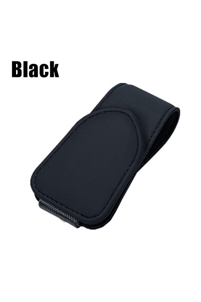 Choice black JFBONIN Universal Car Sun Visor Clip Leather Sunglasses Holder E...
