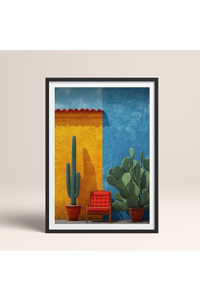 HOMEPACK Pictură cu cadru din lemn unică Pictură poster dintr-o bucată TK/977