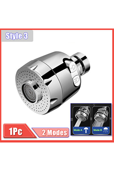 Choice4 محول صنبور مطبخ عالمي ثنائي الوضع/ثلاثي الوضع، قابل للدوران 360 درجة،...