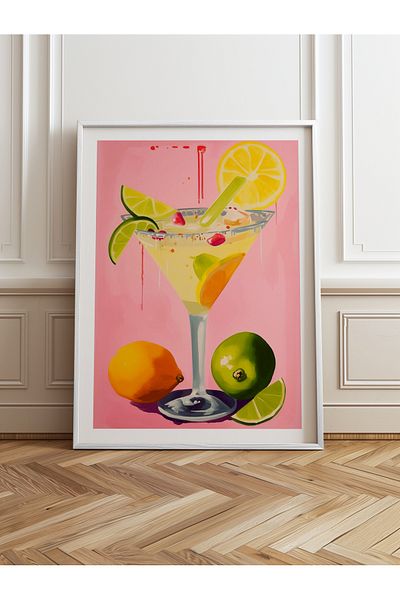 HOMEPACK Pictură cu un singur cadru din lemn Pictură poster dintr-o bucată TK/969