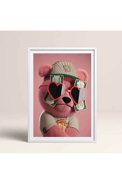 HOMEPACK Pictură cu un singur cadru din lemn Pictură poster dintr-o bucată TK/972