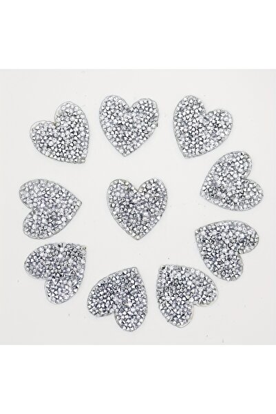 Choice1 ١٠ قطع من رقع الملابس على شكل قلب، ١٠ قطع من رقعات الملابس المرصعة بأ...