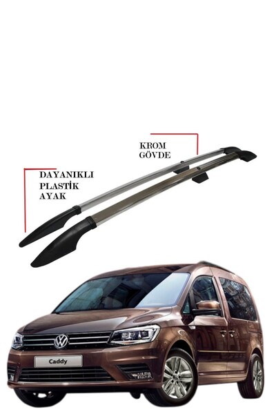 TOGO Vw Caddy 2016 2017 2018 2019 2020 Port Bagaj Tavan Çıtası