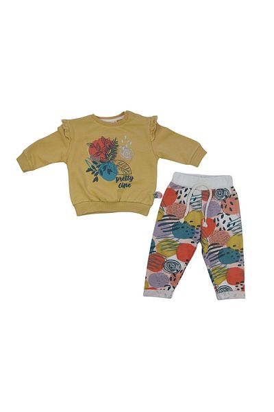 Miniworld Girl Diago Double Set Yellow 2250- 18443 - 12-18 Months